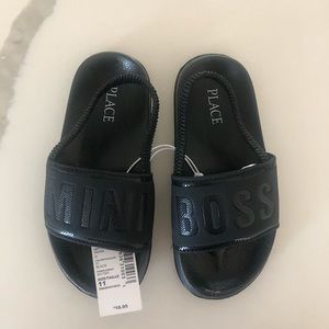 Toddle boy slides